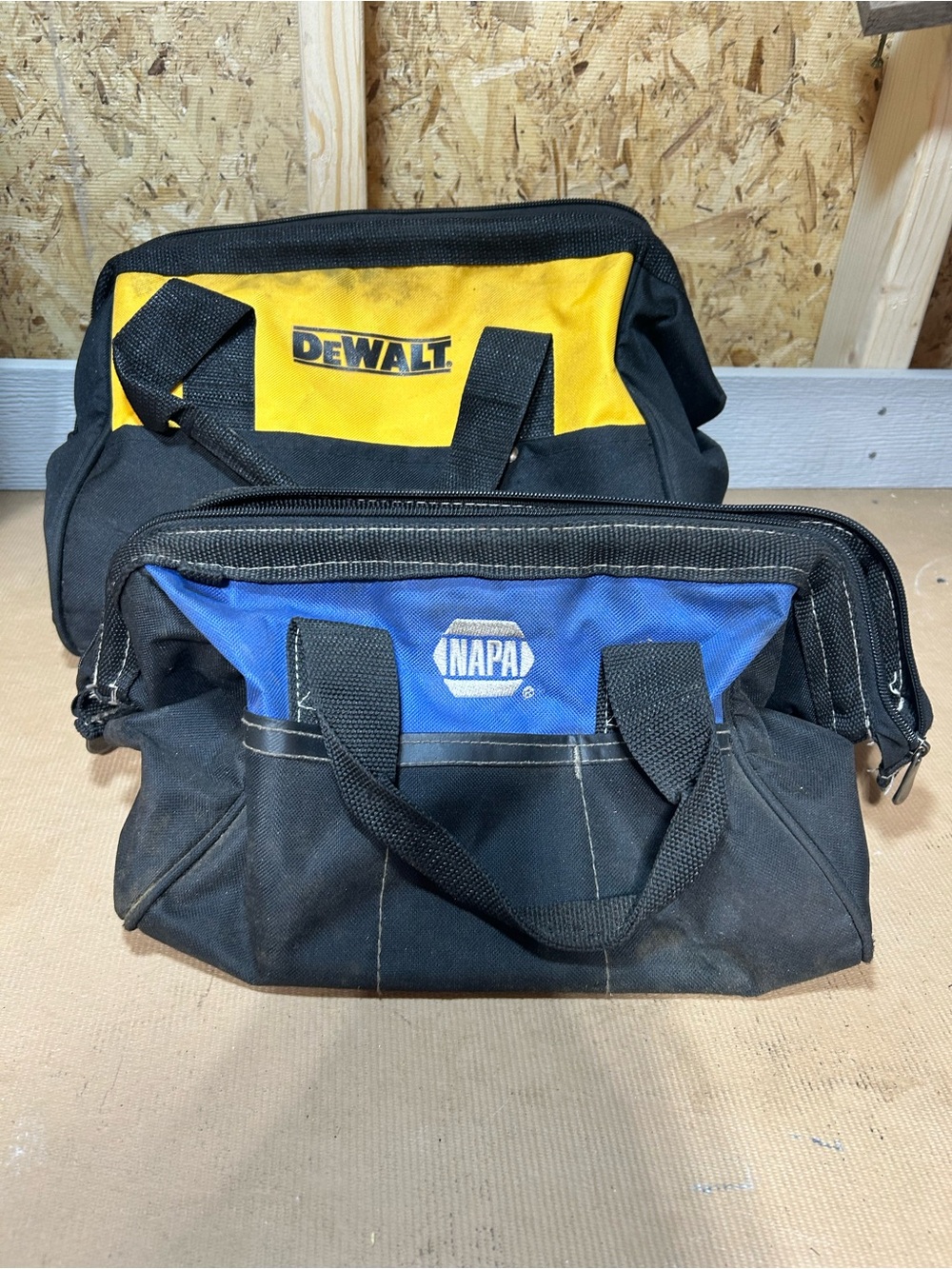 Yellow and Black Tool Bag - Durable Work Tote